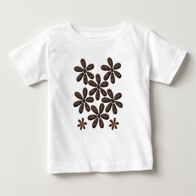 Camiseta De Bebé Bebé T-Shirt Leopard (Anverso)