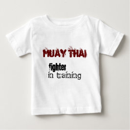 Camiseta De Bebé Bebé tailandés de Muay - combatiente en el
