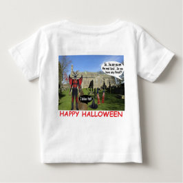 Camiseta De Bebé bebé tee feliz cabra de halloween