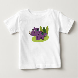Camiseta De Bebé Bebé Triceratops Bebé Camiseta