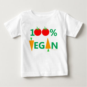 Camiseta De Bebé Bebé Vegan Cute Personalizados Verduras graciosas
