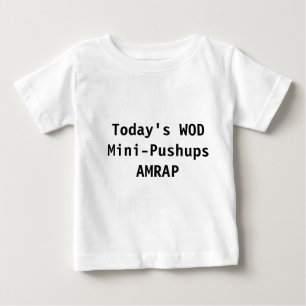 Camiseta De Bebé Bebé WOD: Mini-Pectorales