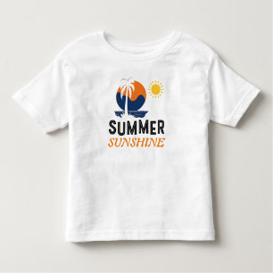 Camiseta De Bebé Bebé y sol de verano