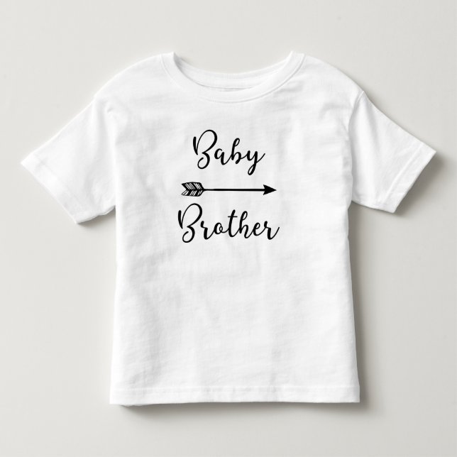 Camiseta De Bebé Beber Brother ~ Brother Designs Arrow (Anverso)