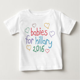 Camiseta De Bebé Bebés para Hillary 2016