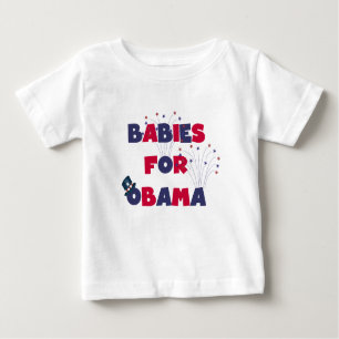 Camiseta De Bebé Bebés Para Obama