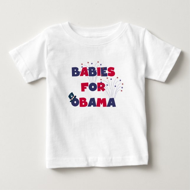 Camiseta De Bebé Bebés Para Obama (Anverso)