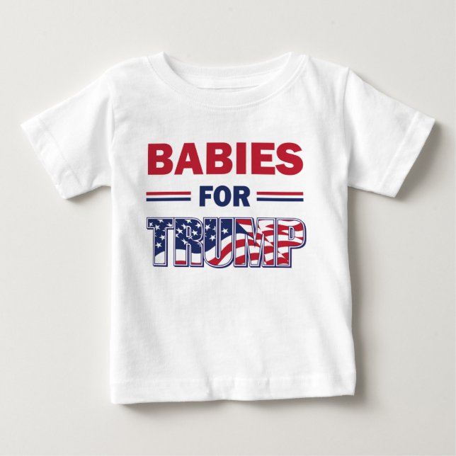 Camiseta De Bebé Bebés para Trump (Anverso)