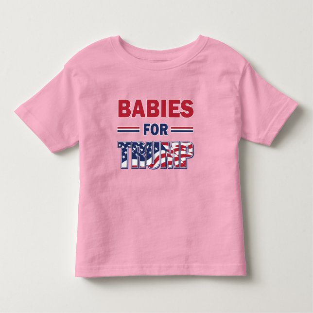 Camiseta De Bebé Bebés para Trump (Anverso)