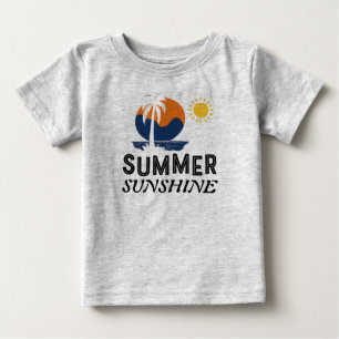 Camiseta De Bebé Bebés solares de verano