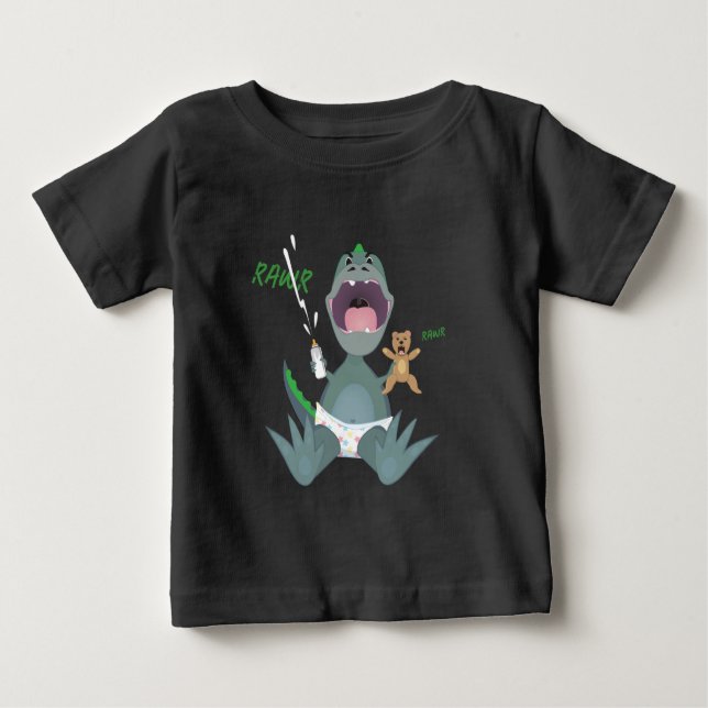 Camiseta De Bebé Bebesaurio (Anverso)