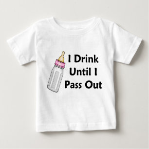 Camiseta De Bebé Bebo Botella De Bebé Tranquila Hasta Que Me Pase