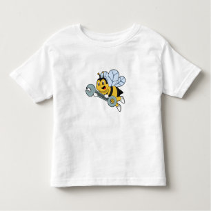 Camiseta De Bebé Bee as Mechanic with Wrench