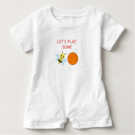 Camiseta De Bebé Bee Ball Romper