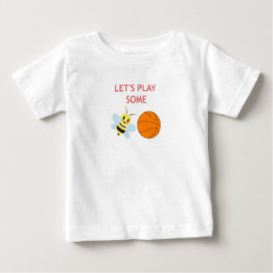 Camiseta De Bebé Bee Ball Romper
