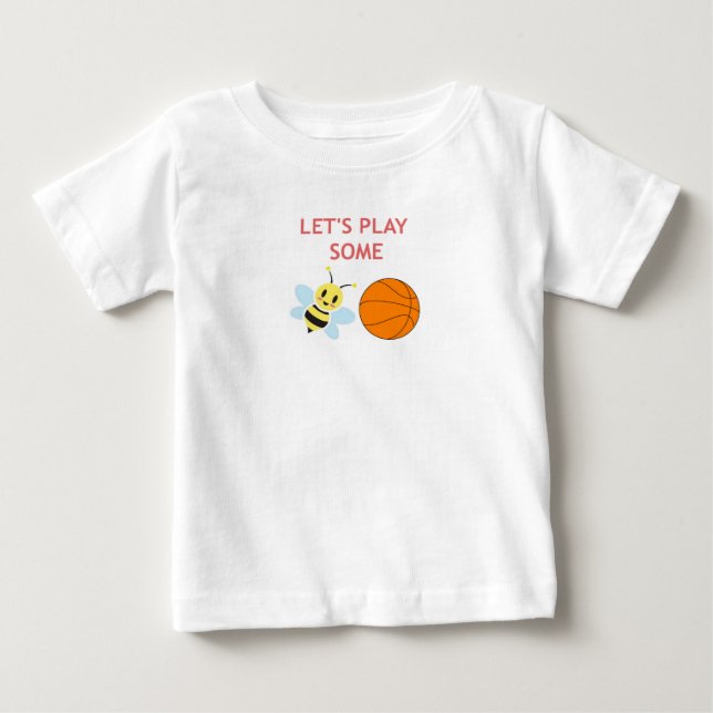 Camiseta De Bebé Bee Ball Romper (Anverso)