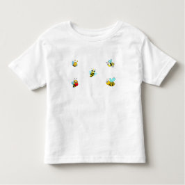 Camiseta De Bebé Bee Happy