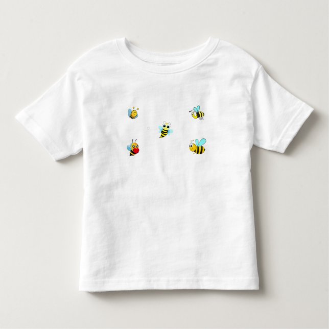 Camiseta De Bebé Bee Happy (Anverso)