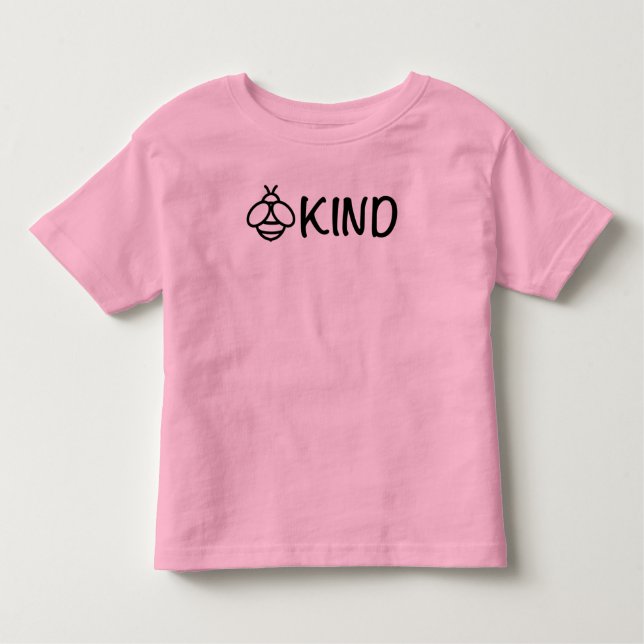 Camiseta De Bebé Bee Kind, - inspirador (Anverso)