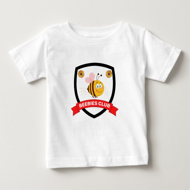 Camiseta De Bebé Beebies Club | Plantilla personalizada (Anverso)
