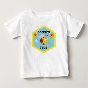 Camiseta De Bebé Beebies Club   Plantilla personalizada divertida