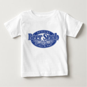 Camiseta De Bebé Beer Snob - La cerveza me hace amapola
