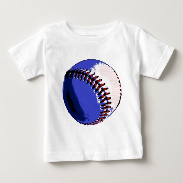 Camiseta De Bebé Béisbol de arte pop (Anverso)