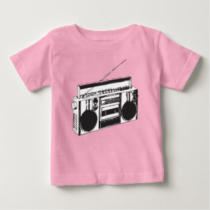 Camiseta De Bebé béisbol del equipo estéreo portátil del arenado