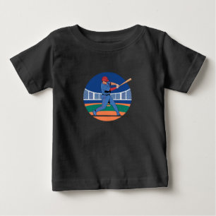 Camiseta De Bebé Béisbol en acción