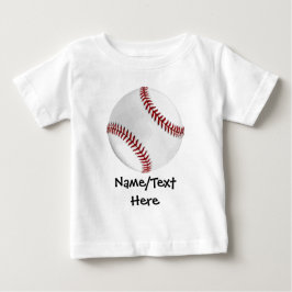Camiseta De Bebé Béisbol personalizado en niños verdes