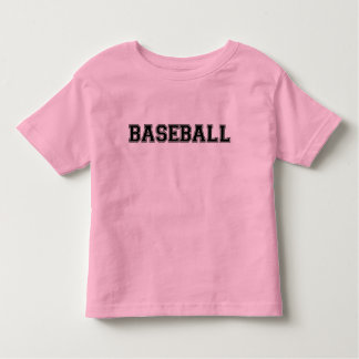 Camiseta De Bebé Béisbol Toddler Ringer T-Shirt (Rosa)