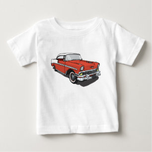 Camiseta De Bebé Bel Air de Chevrolet - rojo