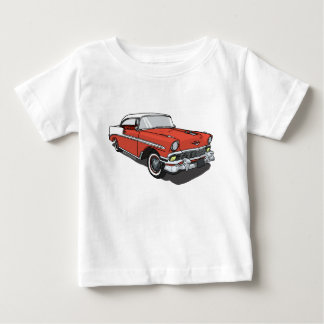 Camiseta De Bebé Bel Air de Chevrolet - rojo