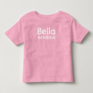 Camiseta De Bebé Bella Bambina Italiana Siciliana 