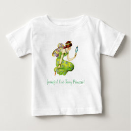 Camiseta De Bebé Bella Princesa Hada con Nombre Personalizado
