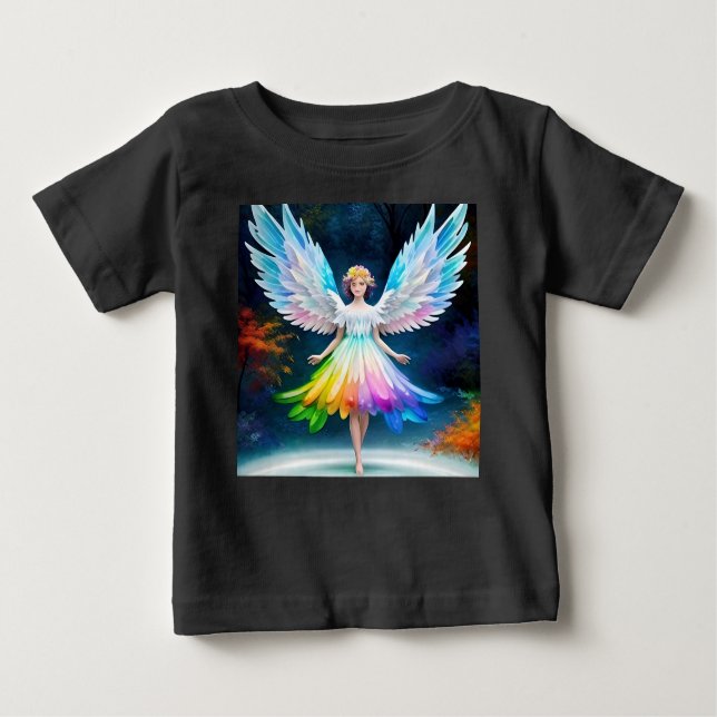 Camiseta De Bebé Bellas alas ángel Art-35444 (Anverso)