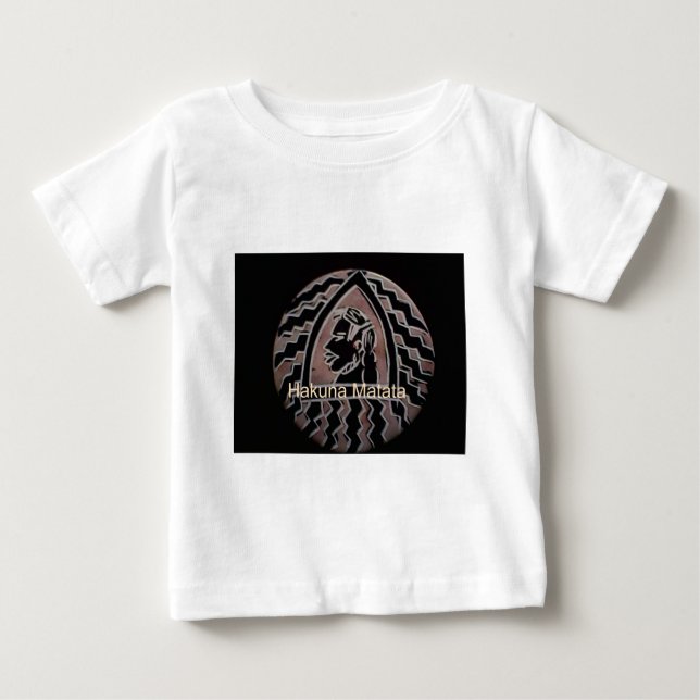 Camiseta De Bebé Belleza africana: el retrato tribal de Bongo Maasa (Anverso)