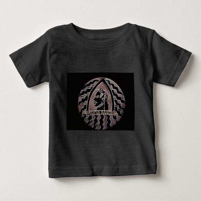 Camiseta De Bebé Belleza africana: el retrato tribal de Bongo Maasa (Anverso)
