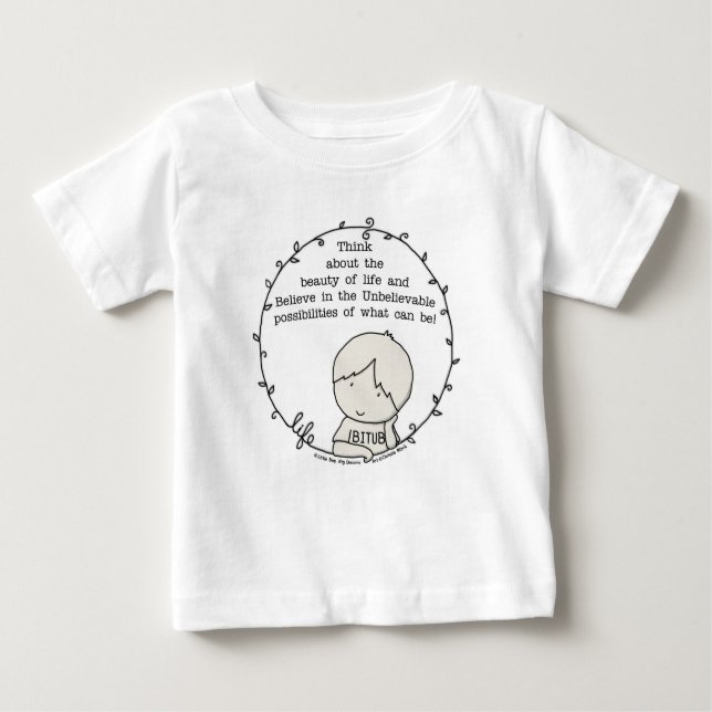 Camiseta De Bebé Belleza de la vida (Anverso)