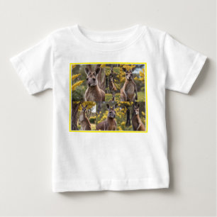 Camiseta De Bebé Belleza En El Exterior: Collage de fotos De Cangur