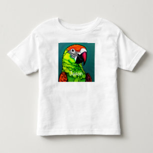 Camiseta De Bebé Belleza en la selva tropical: Loro salvaje exótico