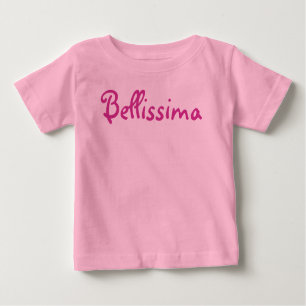 Camiseta De Bebé Bellissima