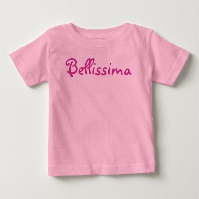 Camiseta De Bebé Bellissima (Anverso)