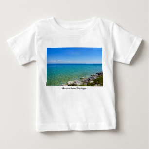 Camiseta De Bebé Bellos Colores Del Lago Huron