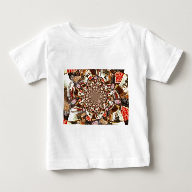 Camiseta De Bebé Bellos pasteles y postres (Anverso)