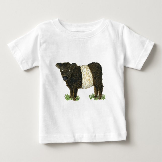 Camiseta De Bebé "Beltie" Galloway ceñido (Anverso)