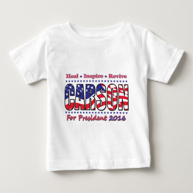 Camiseta De Bebé Ben Carson (Anverso)