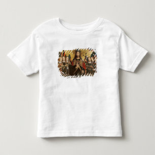 Camiseta De Bebé Bendición de Cristo, el panel central de un