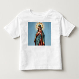 Camiseta De Bebé Bendita Virgen María Toddler Tee Shirt