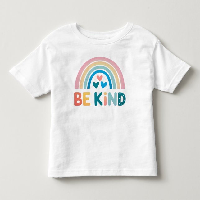Camiseta De Bebé Benignidad colorida arcoiris (Anverso)